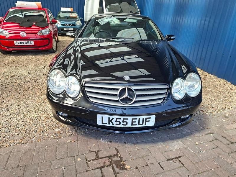 Used Mercedes SL350 245 HP (180 kW) 2005 Black Cabriolet