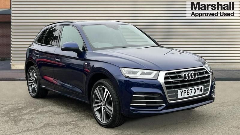 Used Audi Q5 S-Line 190 HP (139 kW) 2017 Blue SUV