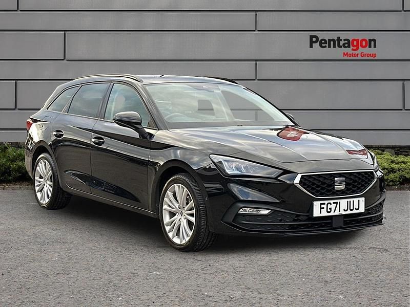 Black Used 2021 Seat Leon SE Dynamic Estate | £12,995 (Fair price) - Image 1/4