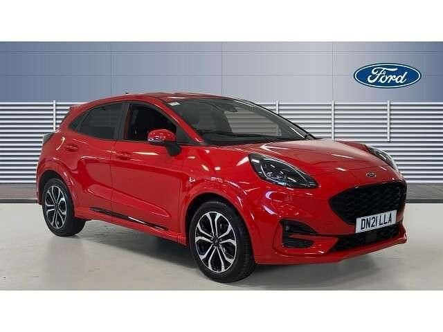 Red Used 2021 Ford Puma ST-Line SUV | £14,499 (Good price) - Image 1/4