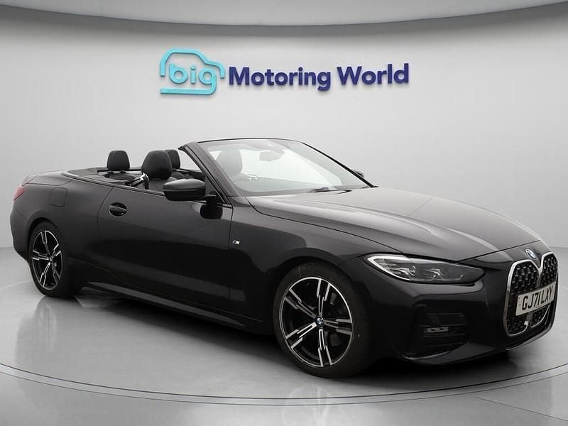 Black Used 2021 BMW 420 M Sport Cabriolet | £26,100 (Fair price) - Image 1/4