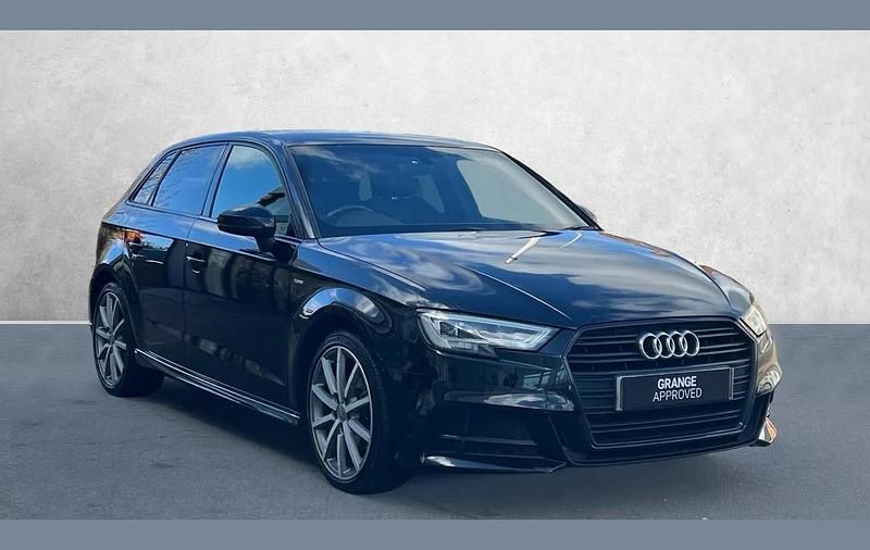 Used Audi A3 Black Edition 150 HP (110 kW) 2019 Black Sedan