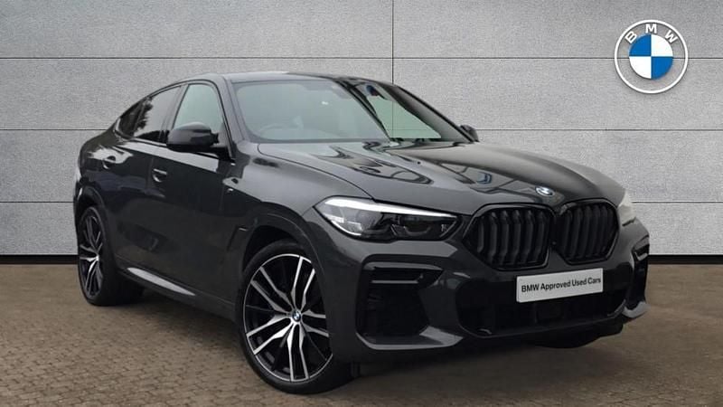 Grey Used 2022 BMW X6 M Sport SUV | £45,995 (Fair price) - Image 1/4