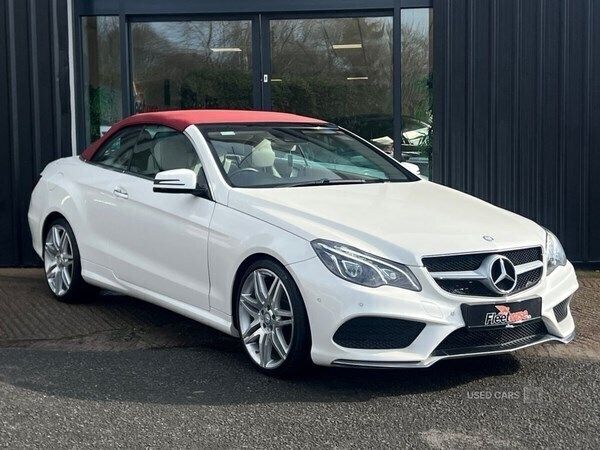White Used 2015 Mercedes E350 AMG Line Premium Cabriolet | £16,995 (A bit pricey) - Image 1/4