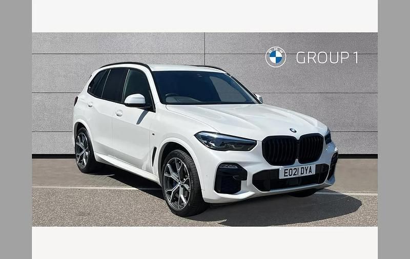 White Used 2021 BMW X5 M Sport SUV | £39,295 (Fair price) - Image 1/4