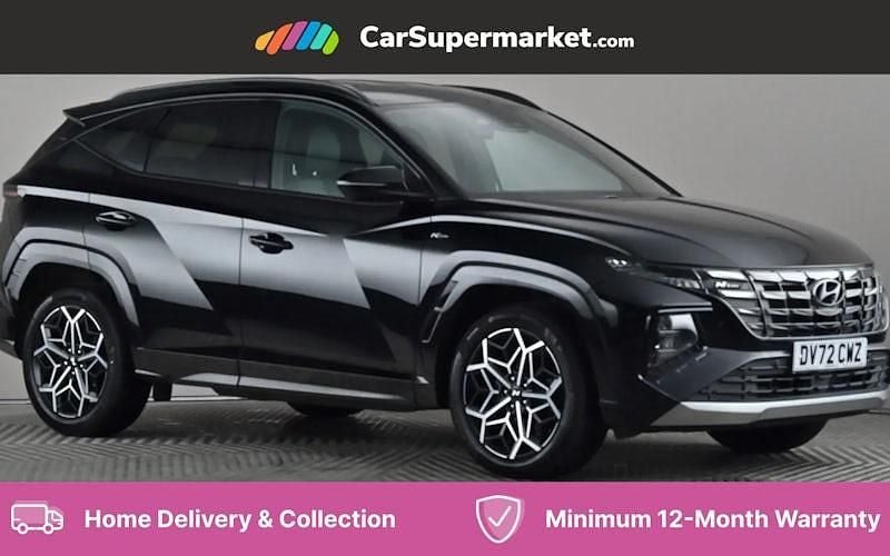 Black Used 2022 Hyundai Tucson N Line SUV | £21,976 (Fair price) - Image 1/4