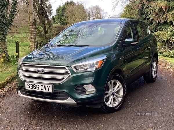 Used Ford Kuga Titanium 150 HP (110 kW) 2016 Green SUV
