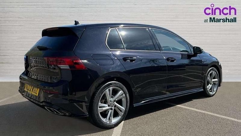 Used VW Golf VIII R-line 130 HP (95 kW) 2022 Black Hatchback