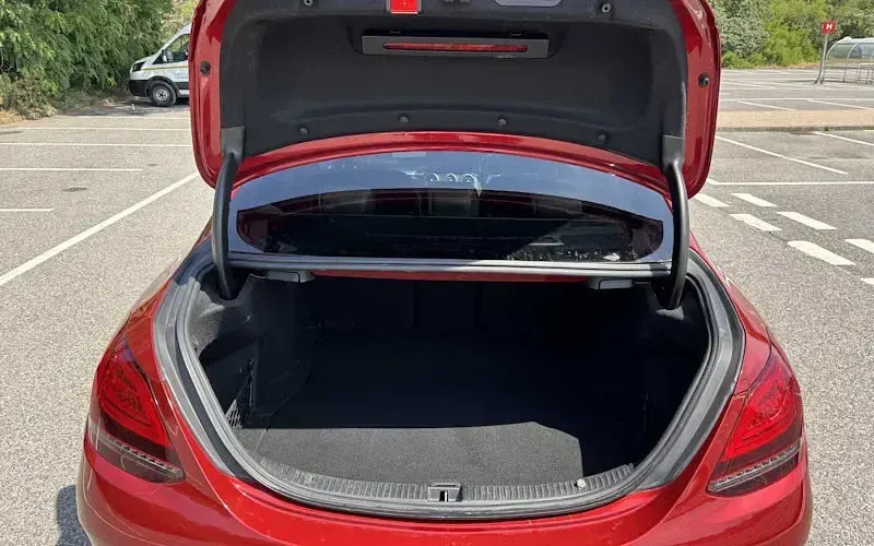 Used Mercedes C300 AMG line 245 HP (180 kW) 2019 Red Sedan