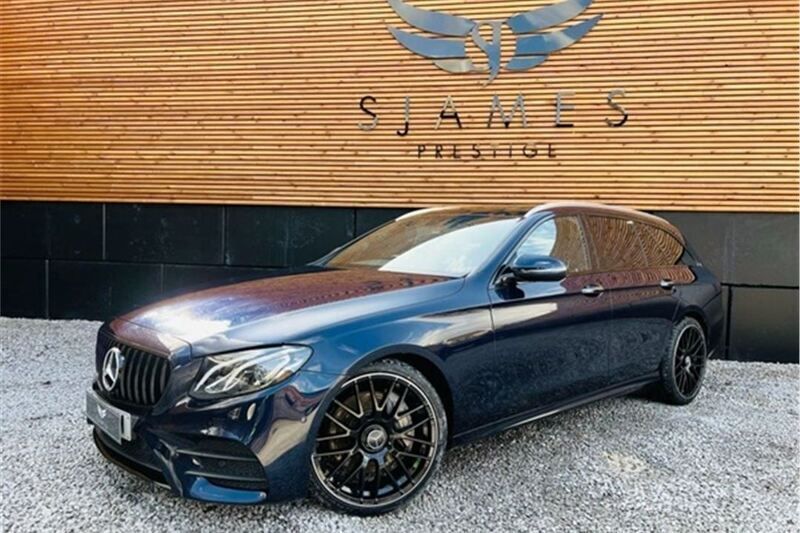 Blue Used 2020 Mercedes E220 AMG line Estate | £22,590 (Fair price) - Image 1/4