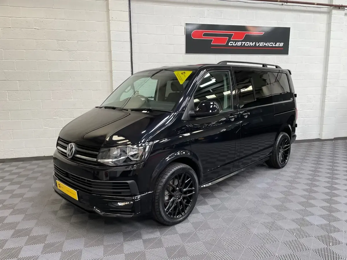 Used VW T6.1 Highline 150 HP (110 kW) 2019 Black Van