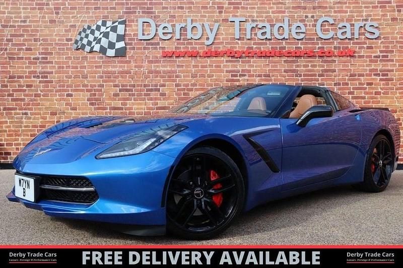Blue Used 2018 Corvette Stingray Coupe | £36,990 - Image 1/4