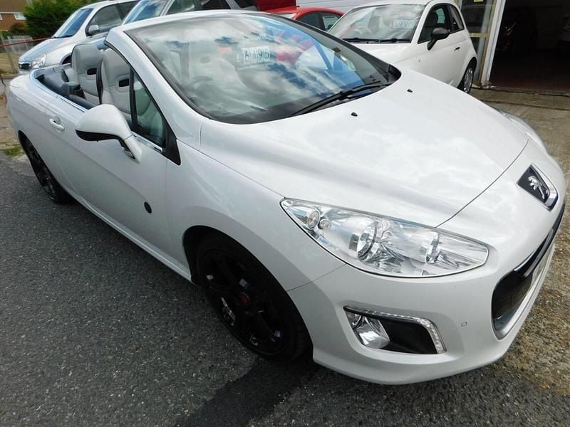 White Used 2014 Peugeot 308 CC Roland Garros Cabriolet | £5,995 (A bit pricey) - Image 1/4