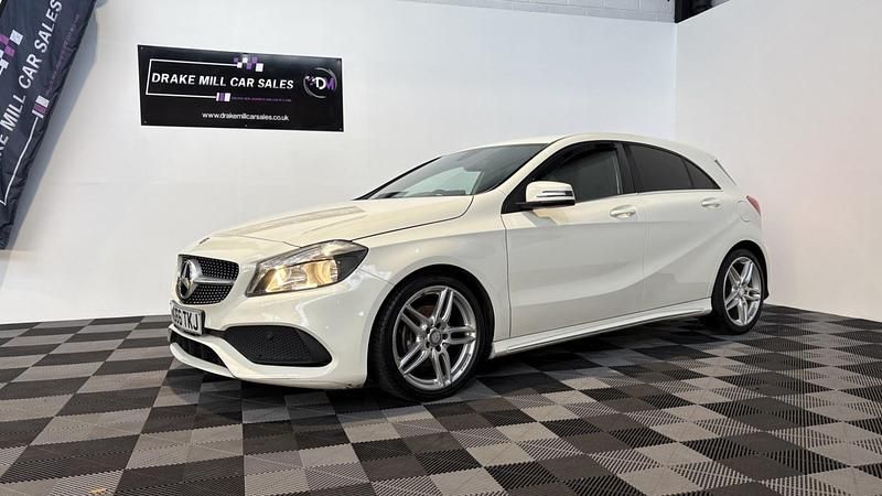 Used Mercedes A160 AMG line 2016 White Hatchback