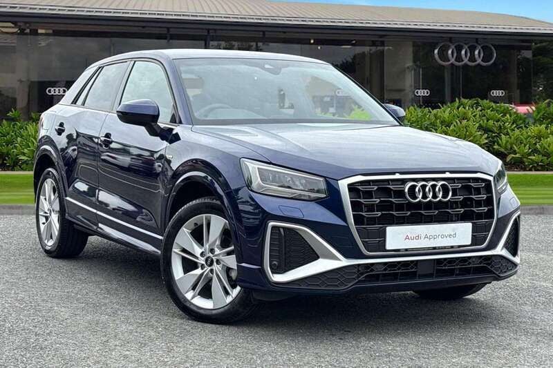 Blue Used 2024 Audi Q2 S-Line SUV | £25,445 (Fair price) - Image 1/4