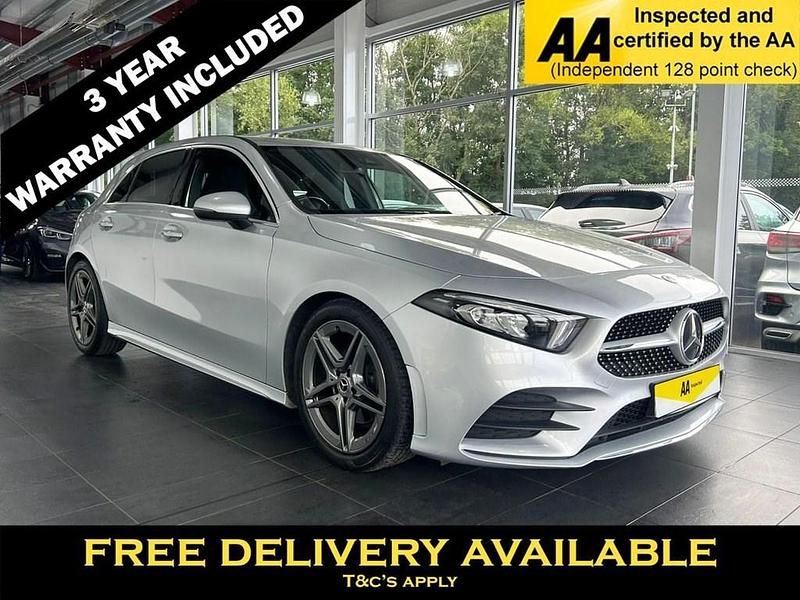Silver Used 2020 Mercedes A200 AMG line Hatchback | £15,995 (Fair price) - Image 1/2