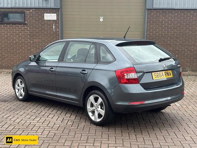 Used Skoda Rapid SE 105 HP (77 kW) 2014 Grey Hatchback