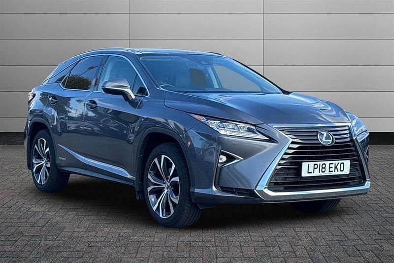 Mercury grey Used 2018 Lexus RX450h Luxury Line SUV | £21,250 (Good price) - Image 1/3