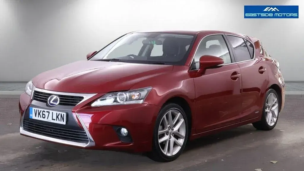 Used Lexus CT200h 2017 Red Hatchback