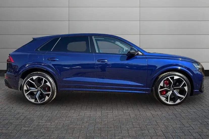 Used Audi RS Q8 Advanced 592 HP (435 kW) 2023 Navarra blue SUV