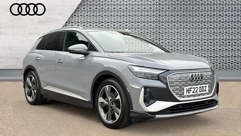 Grey Used 2022 Audi Q4 e-tron S-Line SUV | £23,564 (Fair price) - Image 1/1