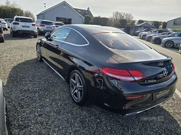 Used Mercedes C300 AMG line 245 HP (180 kW) 2020 Black Coupe