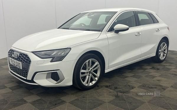Used Audi A3 Sport 110 HP (80 kW) 2021 White Sedan