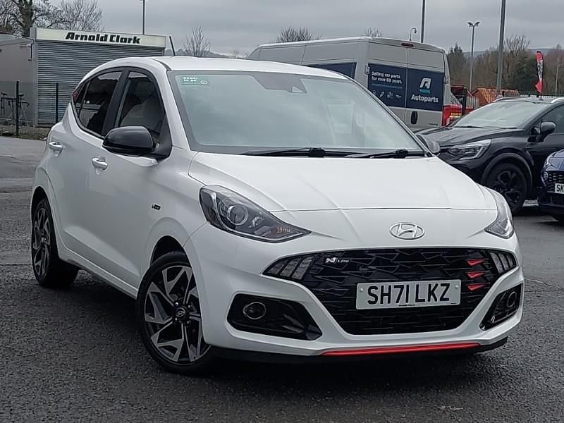 Used Hyundai i10 N Line 100 HP (73 kW) 2021 White Hatchback
