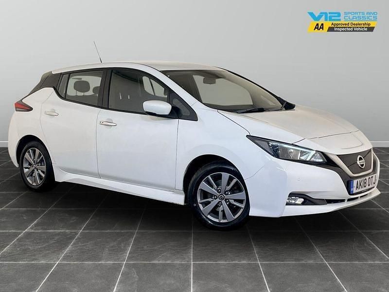 White Used 2018 Nissan Leaf Acenta Hatchback | £6,495 (Good price) - Image 1/2