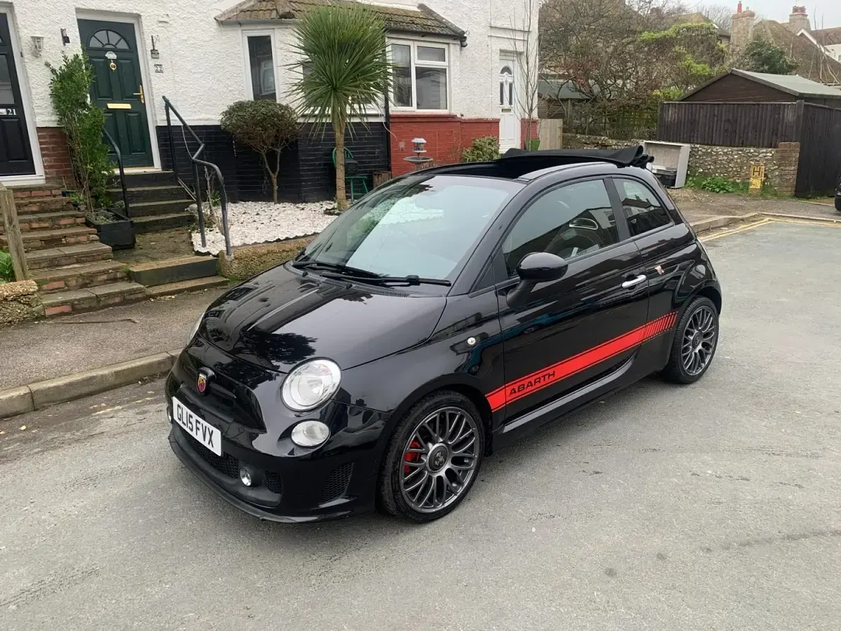 Used Abarth 500C 145 HP (106 kW) 2015 Black Cabriolet