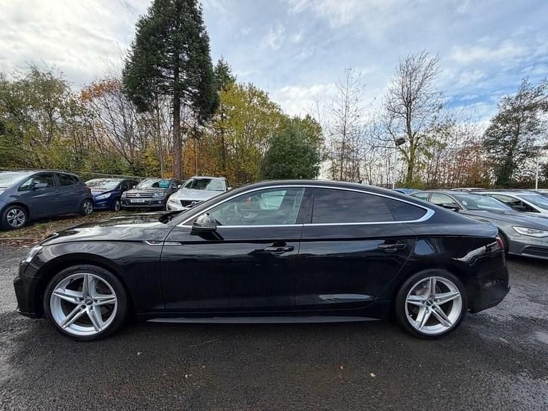 Used Audi A5 Sportback S-Line 190 HP (139 kW) 2018 Black Hatchback