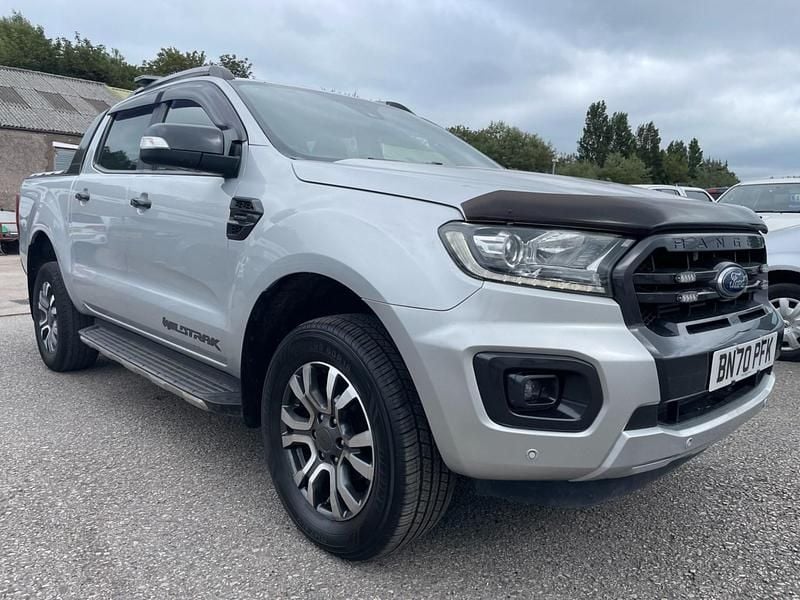 Silver Used 2020 Ford Ranger Wildtrack Pickup | £17,450 (Fair price) - Image 1/4