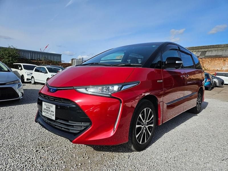 Used Toyota Estima Hybrid Premium 2017 Red MPV