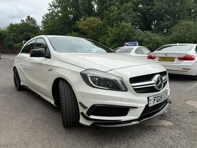 Used Mercedes A45 AMG AMG 360 HP (264 kW) 2015 White Hatchback