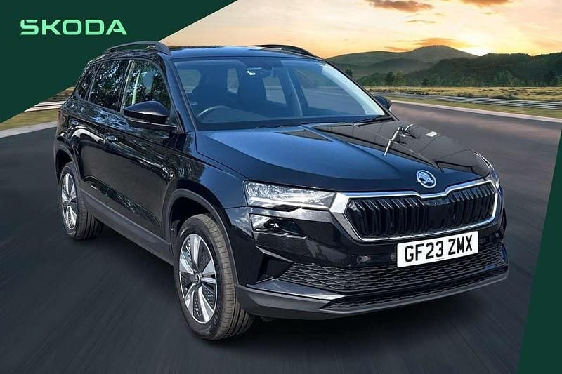 Black Used 2023 Skoda Karoq SE Drive SUV | £19,698 (Fair price) - Image 1/4