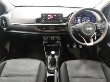 Used Kia Picanto 2021 Blue Hatchback