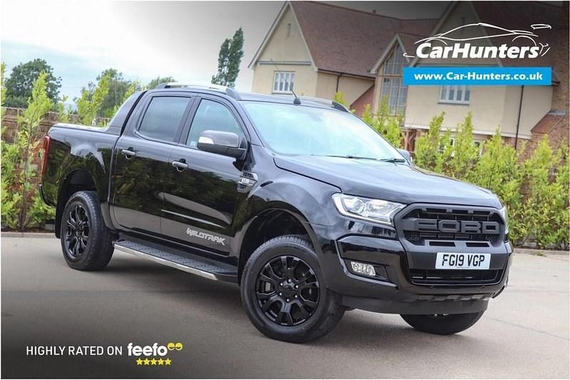 Black Used 2019 Ford Ranger Wildtrack Pickup | £14,995 (Fair price) - Image 1/4