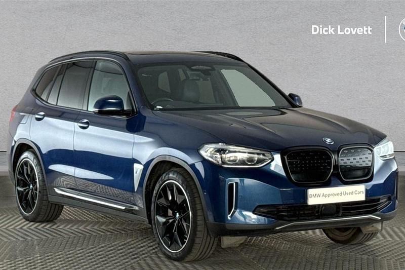 Blue Used 2021 BMW iX3 Shadowline SUV | £24,500 (A bit pricey) - Image 1/4