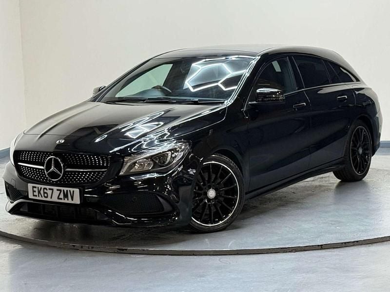 Used Mercedes CLA220 AMG line 177 HP (130 kW) 2017 Black Sedan
