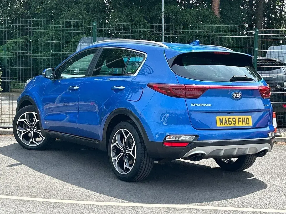 Used Kia Sportage GT-Line 174 HP (127 kW) 2019 Blue SUV