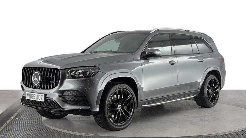 Grey Used 2019 Mercedes GLS400 AMG line SUV | £48,720 (Fair price) - Image 1/4