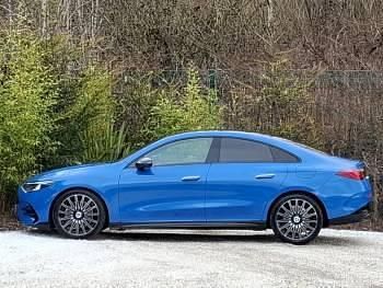 New Mercedes CLA200 AMG Line Premium Plus 2026 Blue Sedan