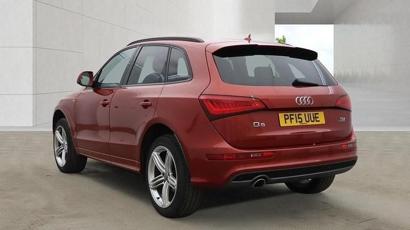 Begagnad Audi Q5 S-line plus 190 HK (139 kW) 2015 Röd SUV