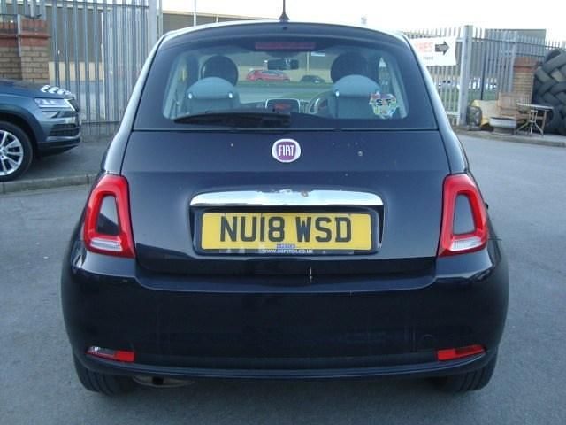 Used Fiat 500 Pop 69 HP (50 kW) 2018 Black Hatchback