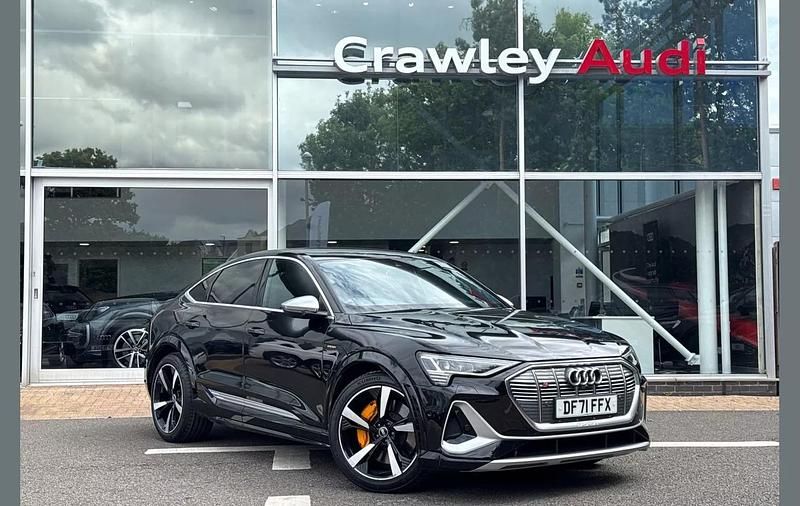 Black Used 2021 Audi e-tron Sportback Advanced SUV | £33,650 (Good price) - Image 1/4