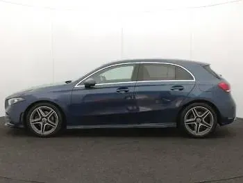 Used Mercedes A200 AMG line 163 HP (119 kW) 2020 Blue Hatchback