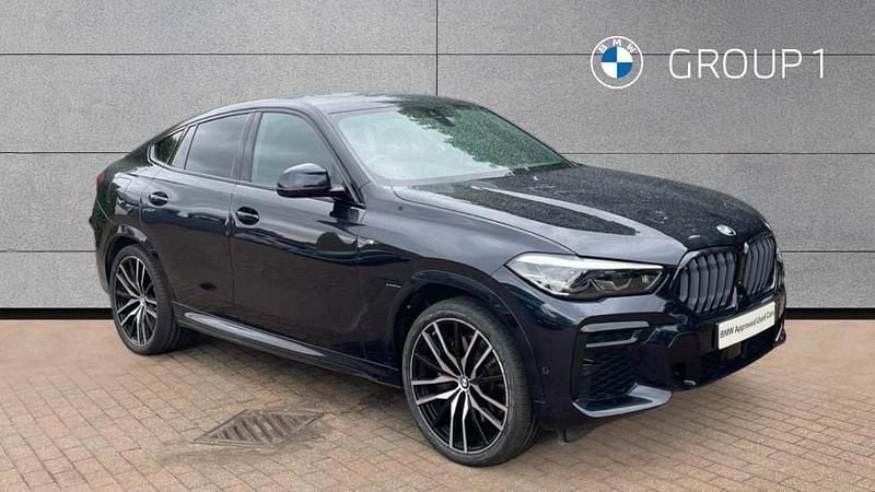 Black Used 2022 BMW X6 M Sport SUV | £46,995 (Good price) - Image 1/4