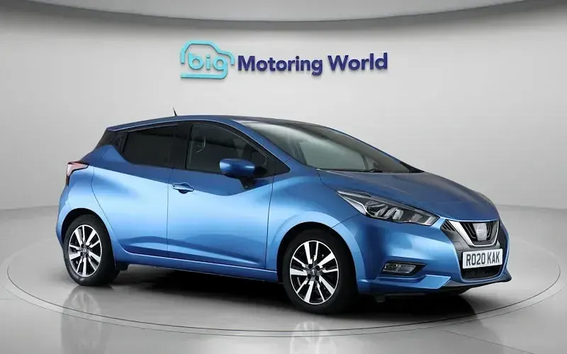 Begagnad Nissan Micra S 101 HK (74 kW) 2020 Blå Halvkombi