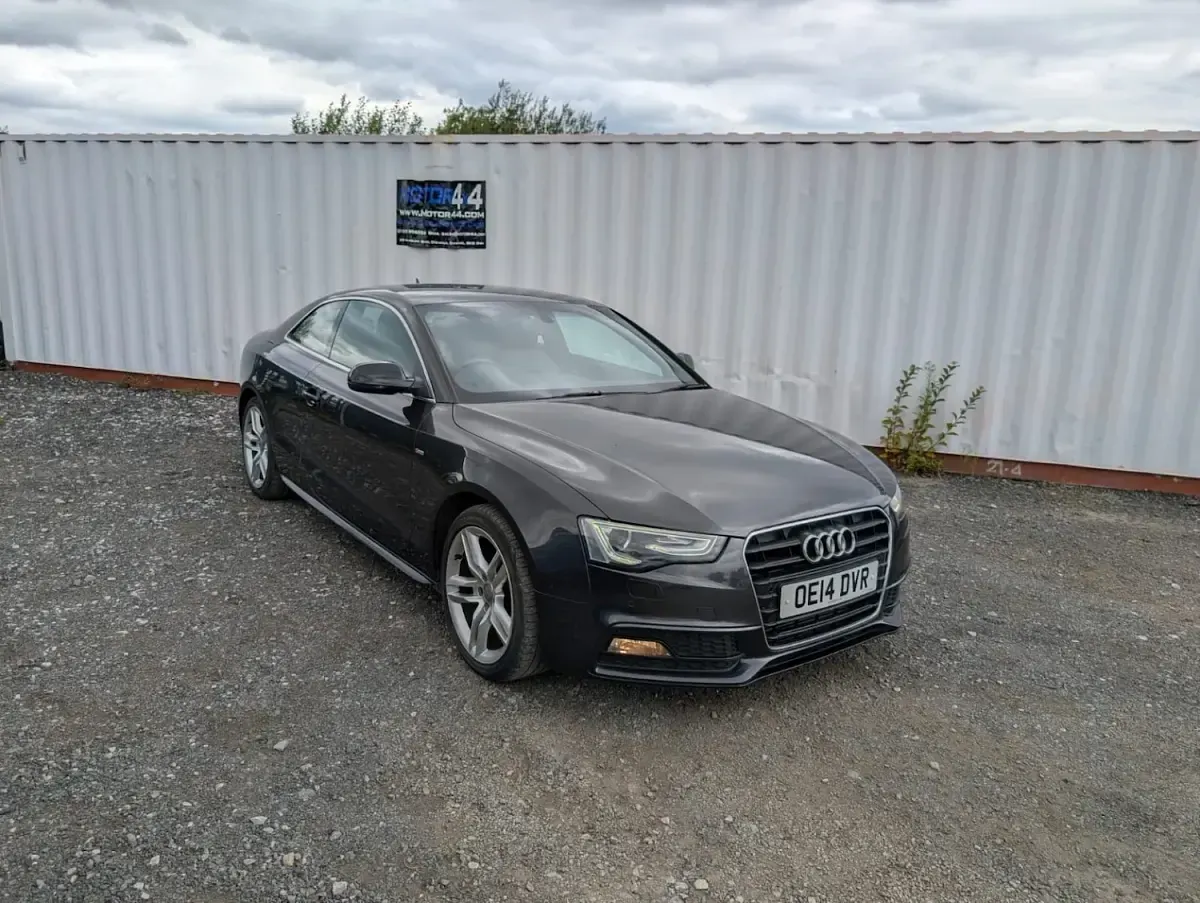 Used Audi A5 S-Line 245 HP (180 kW) 2014 Grey Coupe