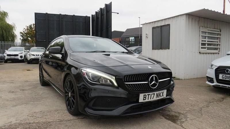 Black Used 2017 Mercedes CLA220 AMG line Sedan | £9,995 (Super price) - Image 1/4